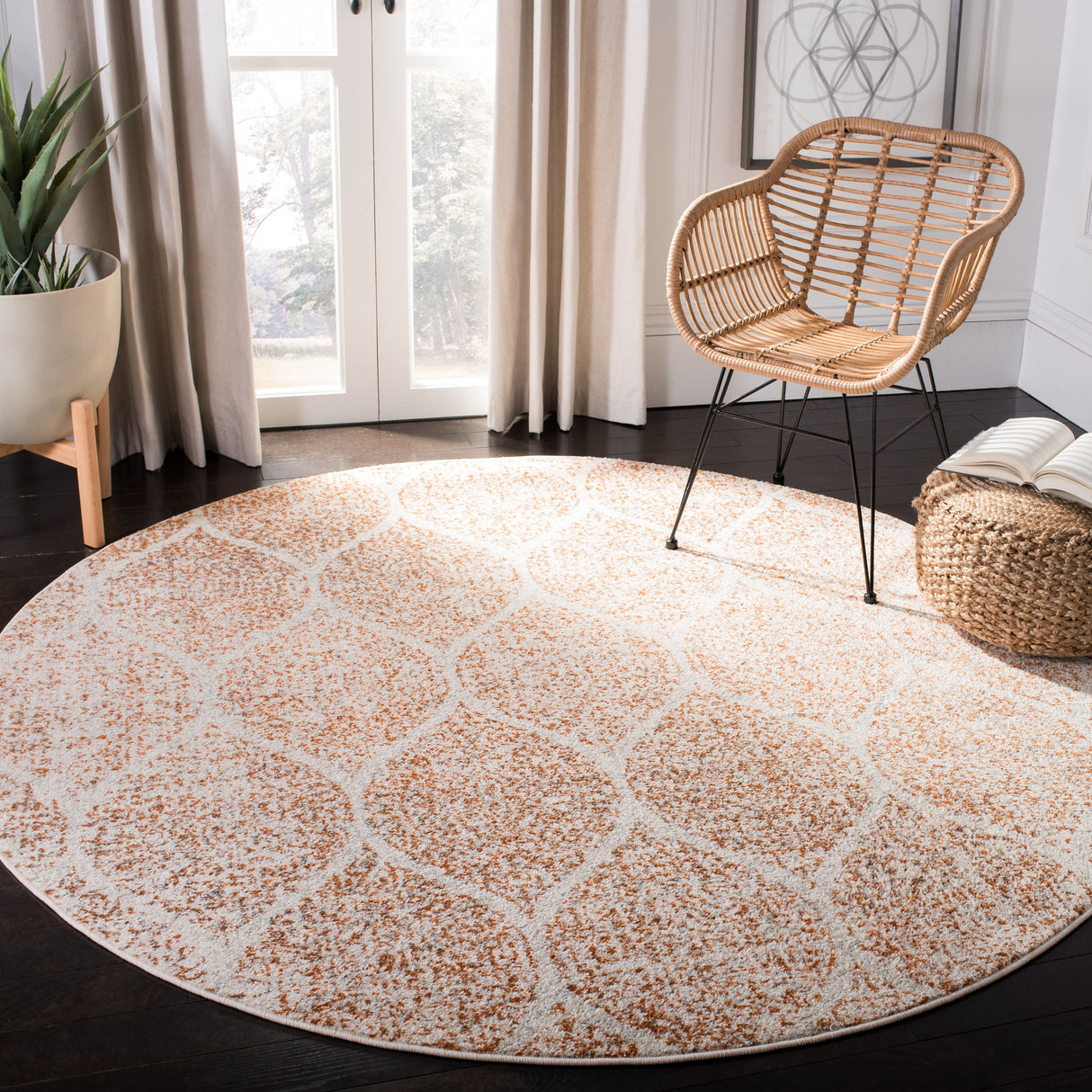 SAFAVIEH Madison Gesa Boho Chic Ogee Trellis Rug