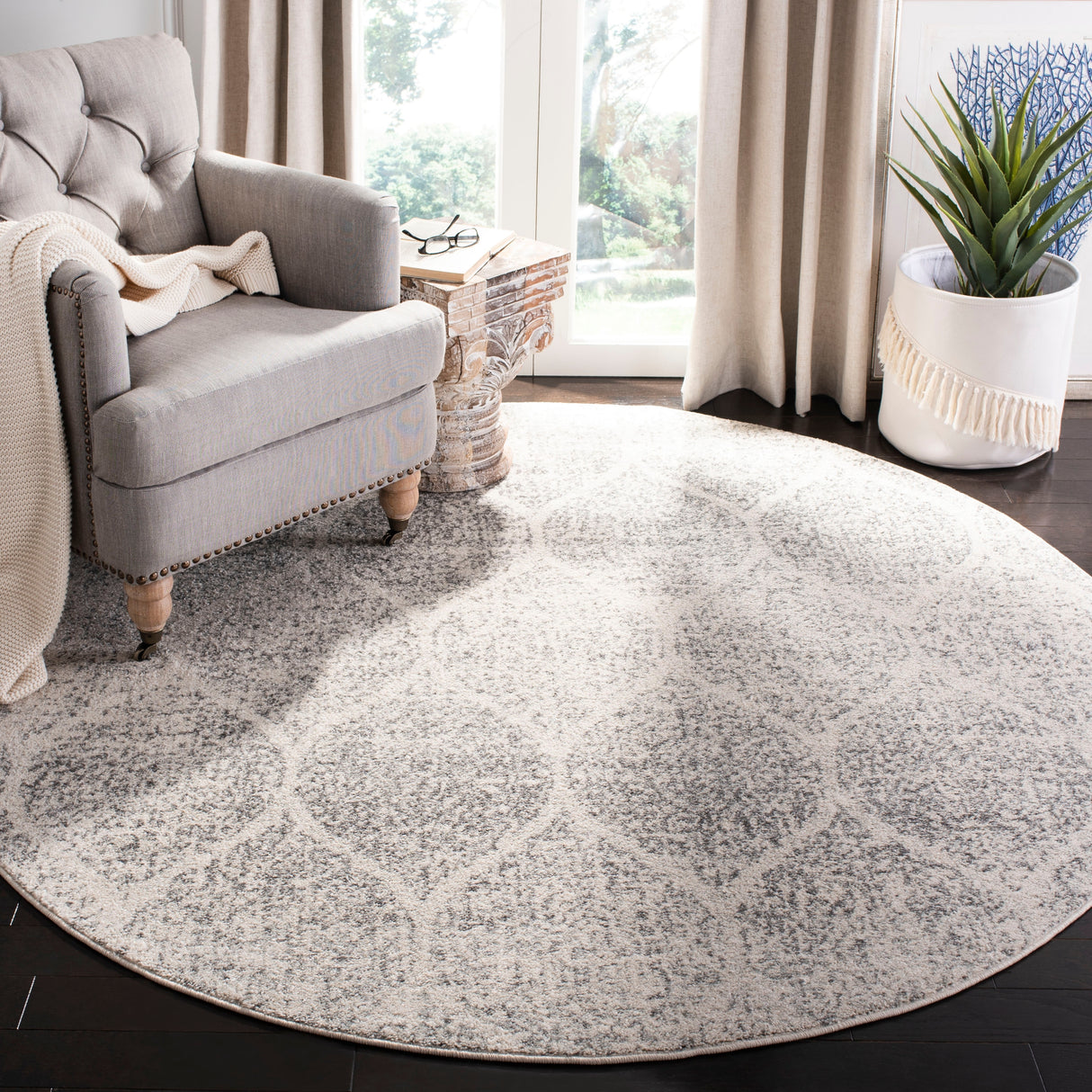 SAFAVIEH Madison Gesa Boho Chic Ogee Trellis Rug