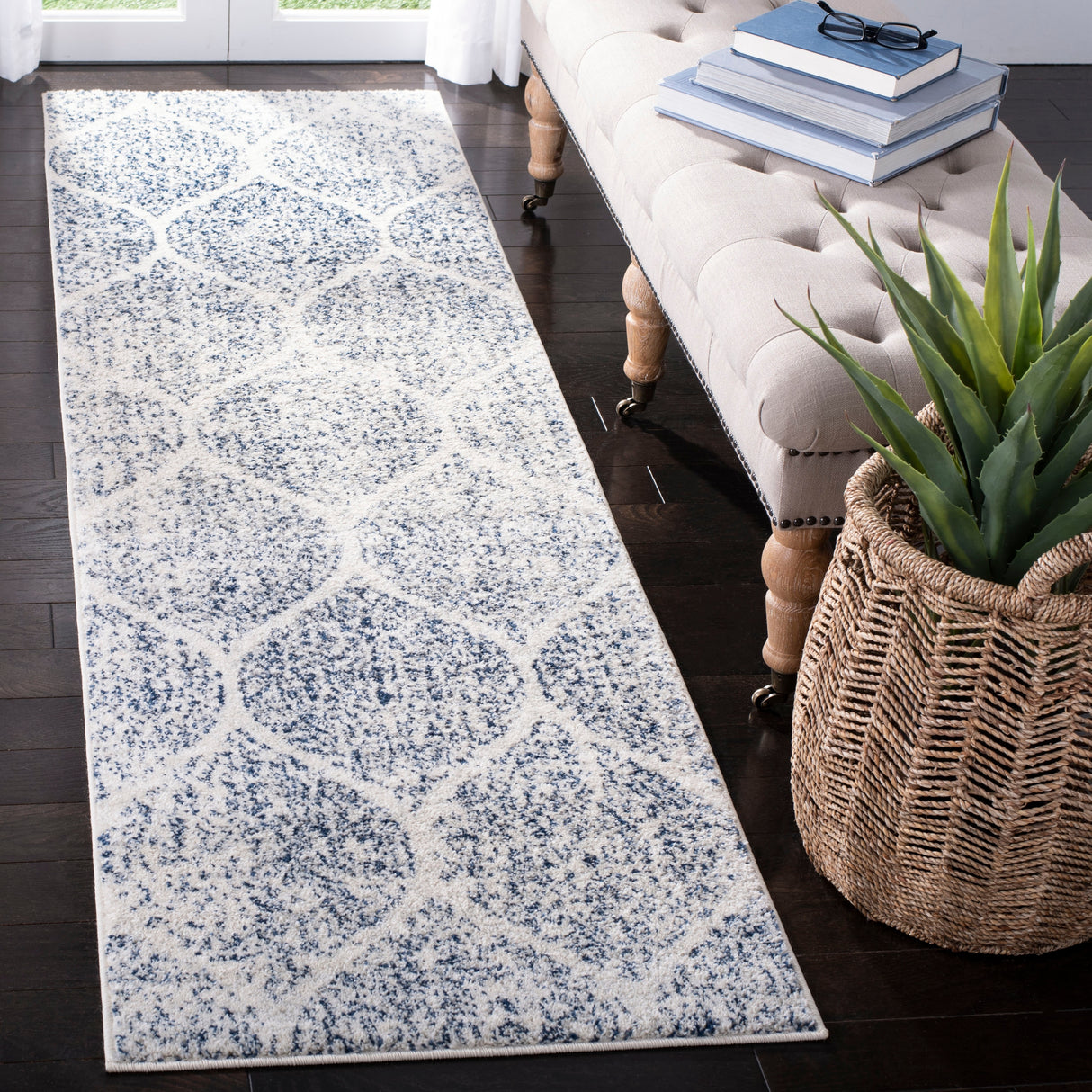 SAFAVIEH Madison Gesa Boho Chic Ogee Trellis Rug