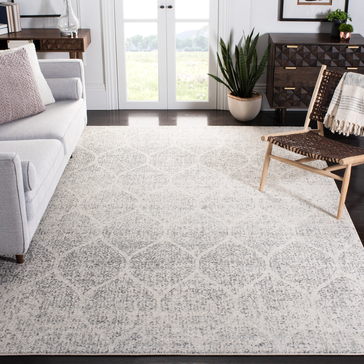 SAFAVIEH Madison Gesa Boho Chic Ogee Trellis Rug