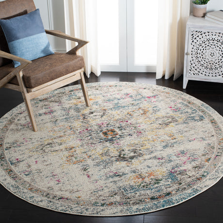 SAFAVIEH Madison Katelijne Boho Medallion Distressed Rug