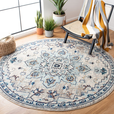 SAFAVIEH Madison Katelijne Boho Medallion Distressed Rug