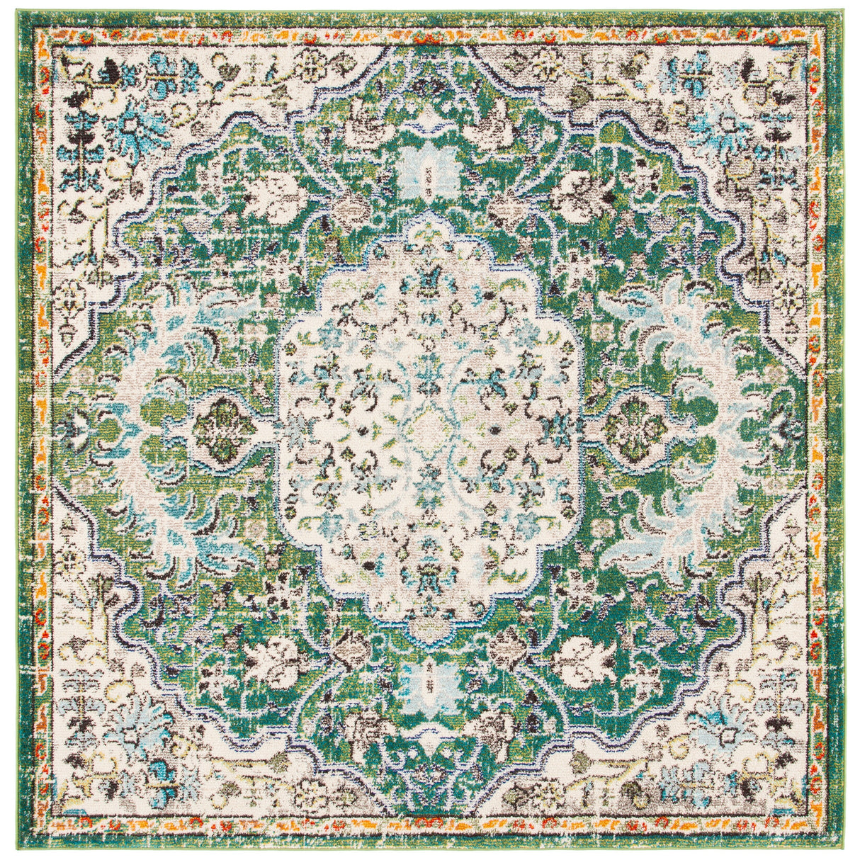 SAFAVIEH Madison Libusa Boho Medallion Distressed Rug