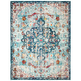 SAFAVIEH Madison Libusa Boho Medallion Distressed Rug