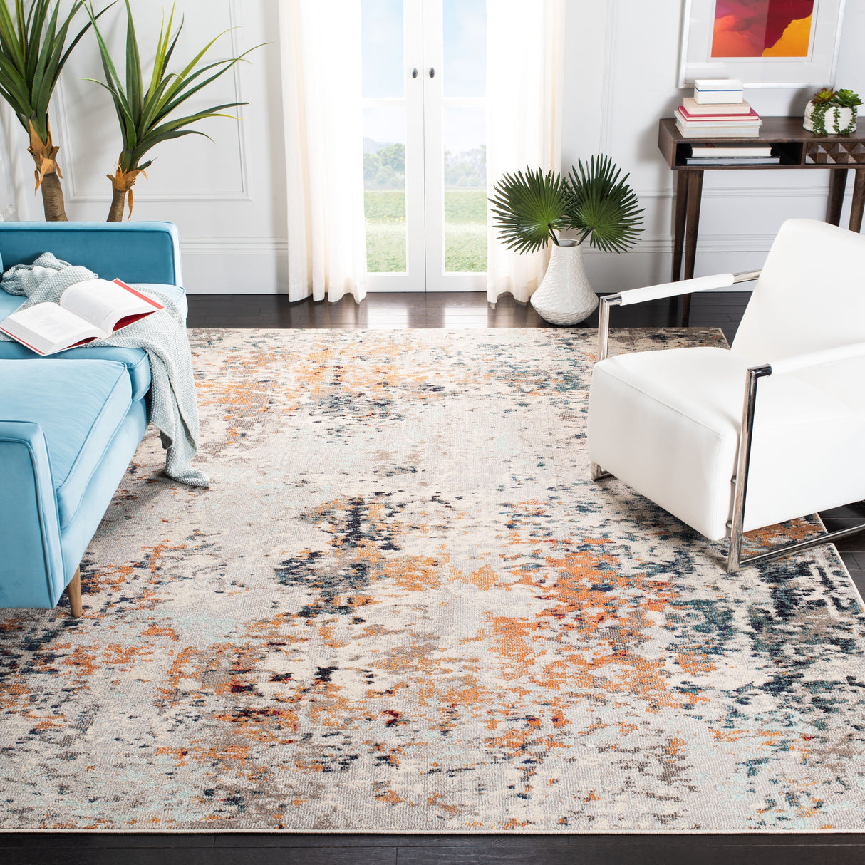 SAFAVIEH Madison Lita Modern Abstract Rug