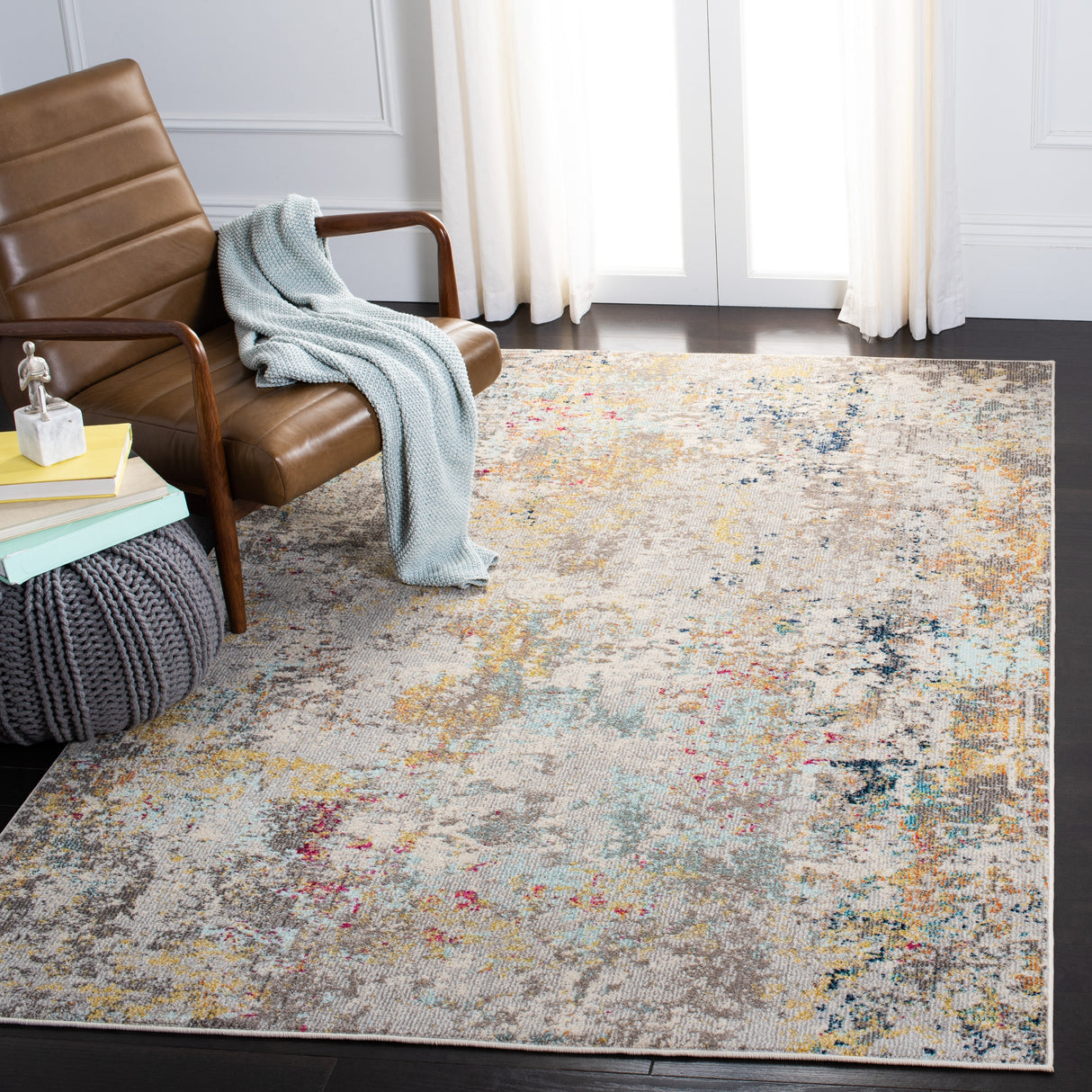 SAFAVIEH Madison Lita Modern Abstract Rug