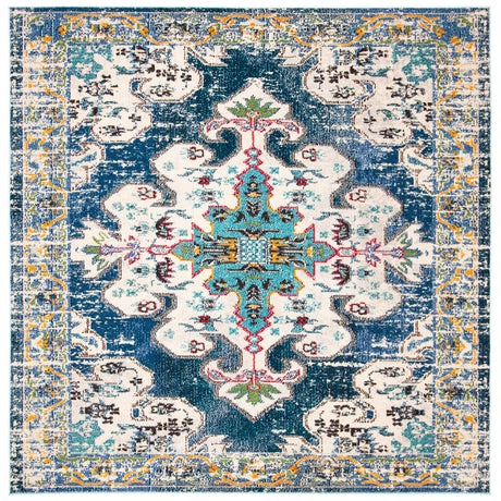 SAFAVIEH Madison Marilou Boho Medallion Distressed Area Rug