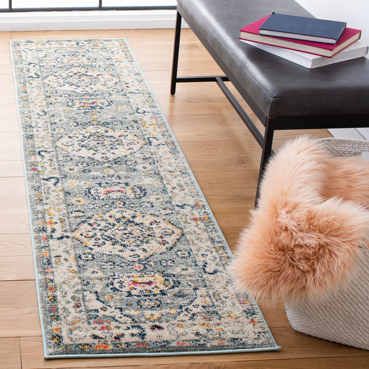 SAFAVIEH Madison Willodean Boho Oriental Distressed Rug