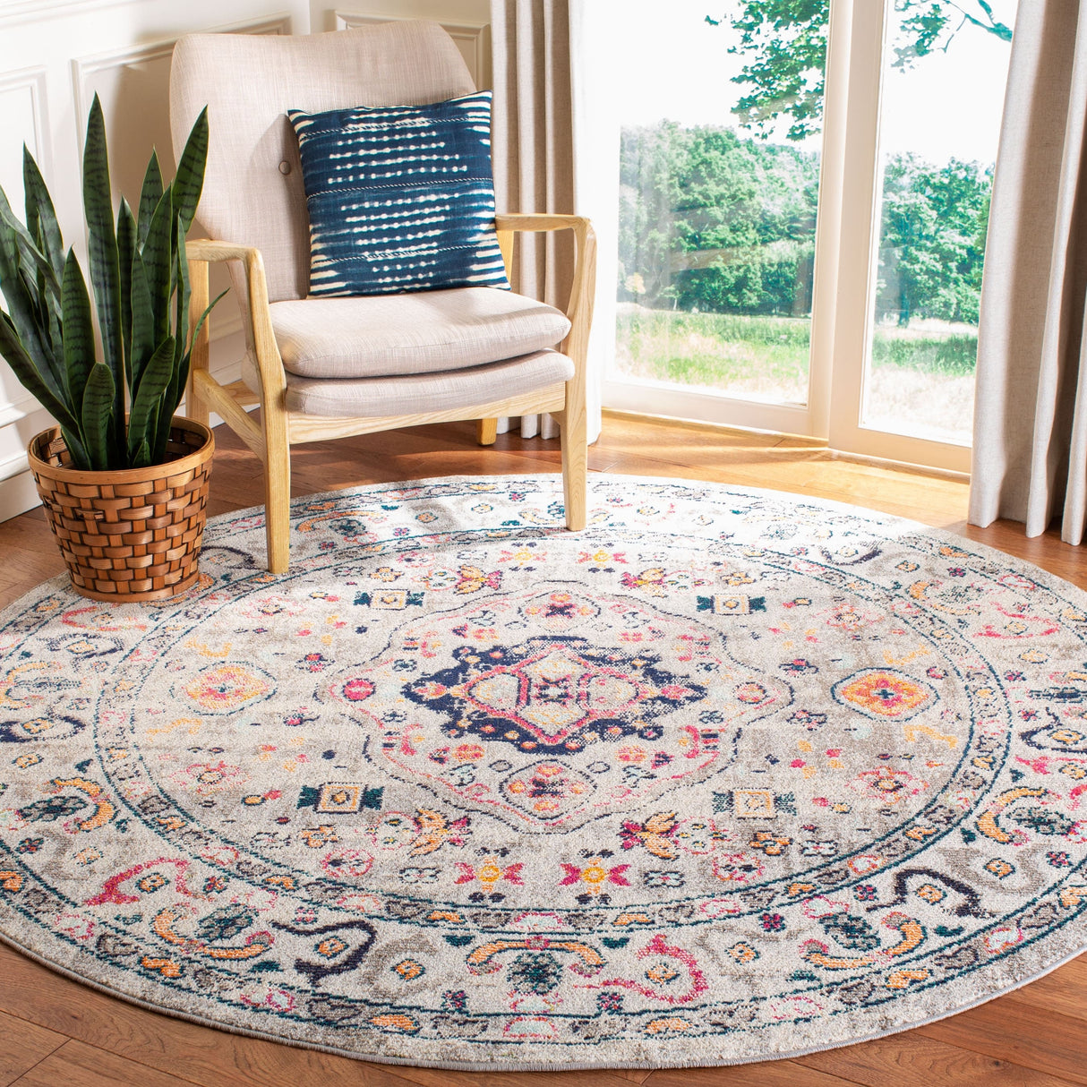 SAFAVIEH Madison Willodean Boho Oriental Distressed Rug