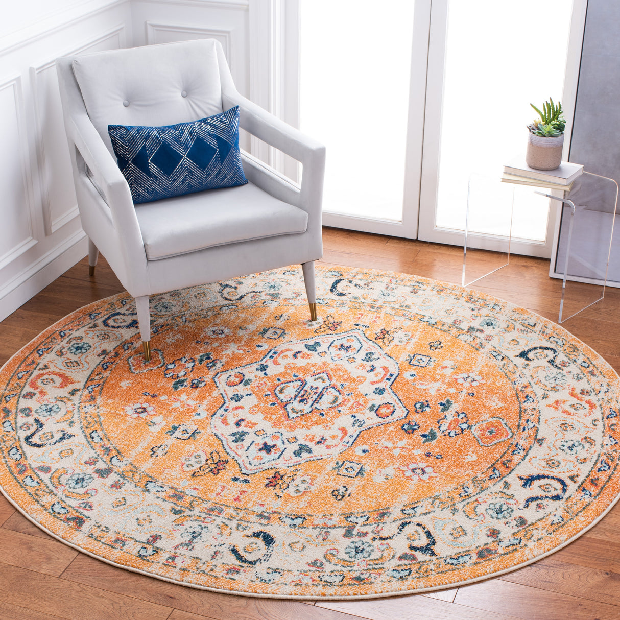 SAFAVIEH Madison Willodean Boho Oriental Distressed Rug