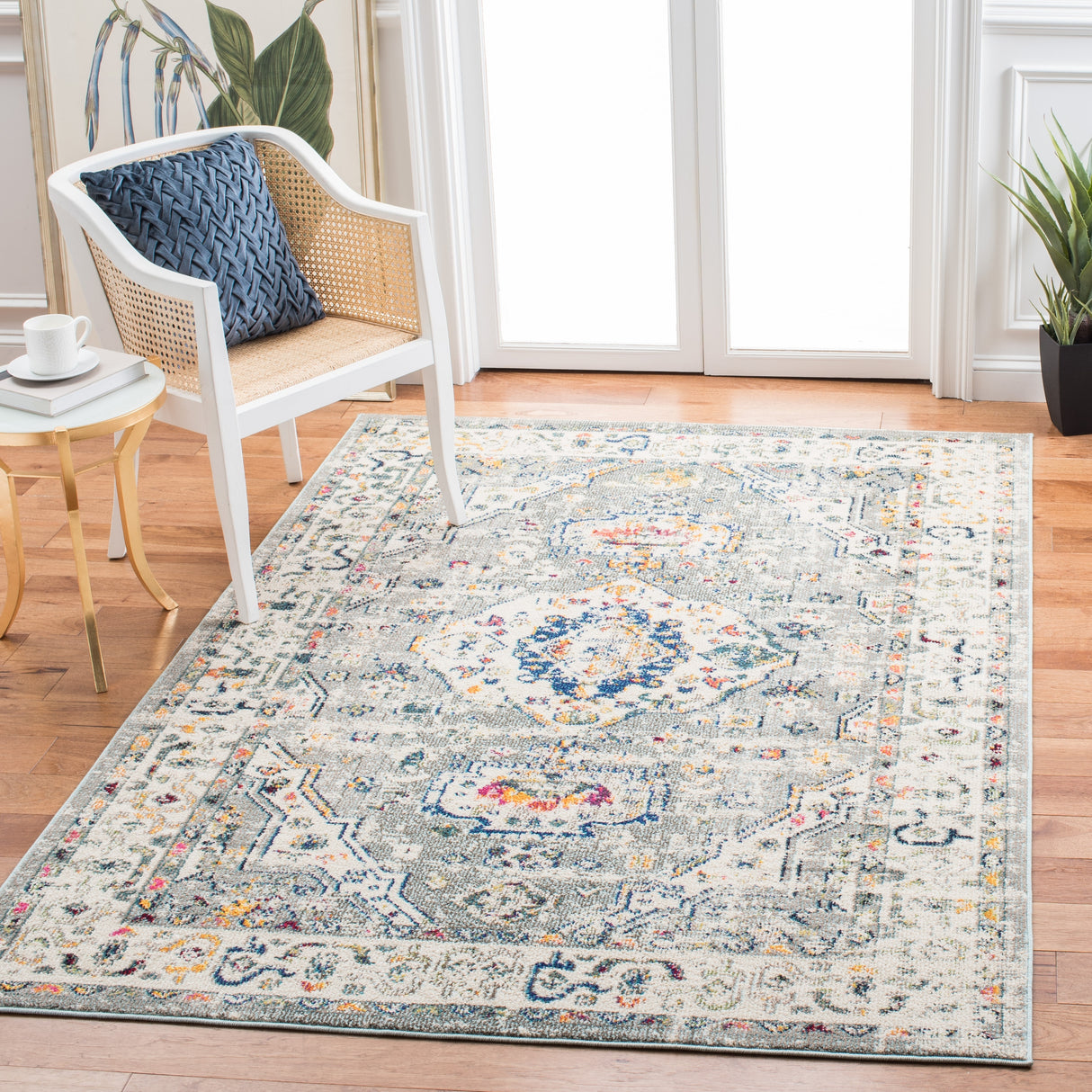 SAFAVIEH Madison Willodean Boho Oriental Distressed Rug