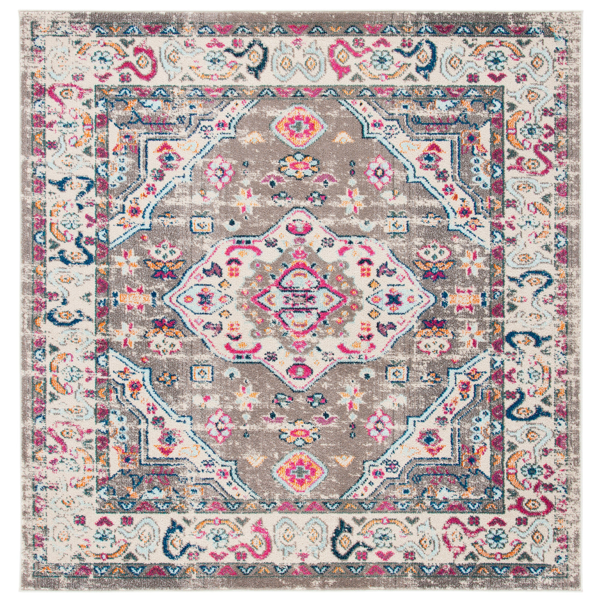 SAFAVIEH Madison Willodean Boho Oriental Distressed Rug