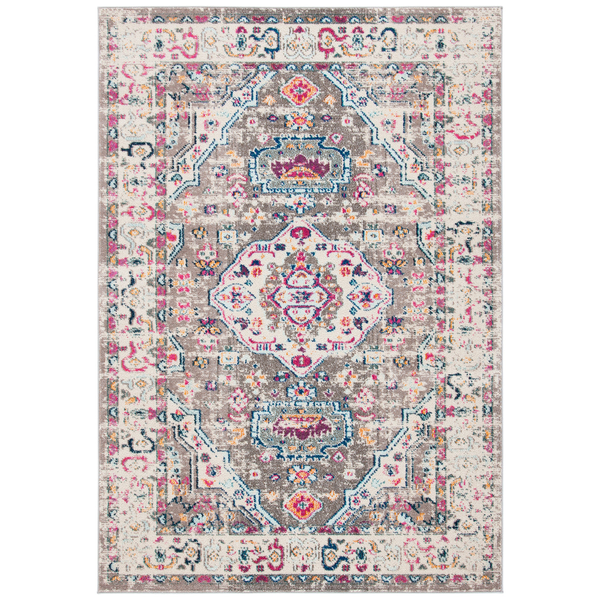 SAFAVIEH Madison Willodean Boho Oriental Distressed Rug