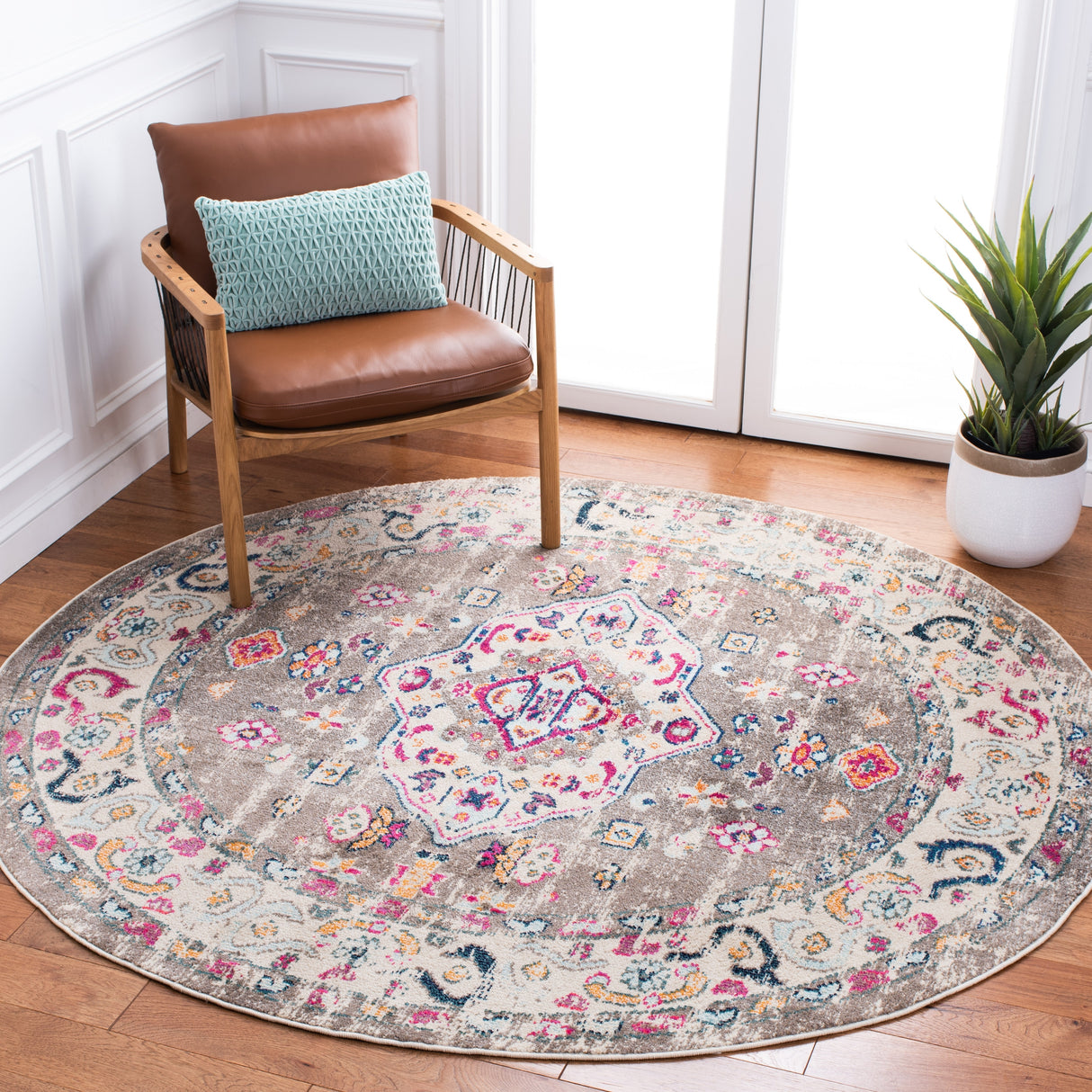 SAFAVIEH Madison Willodean Boho Oriental Distressed Rug