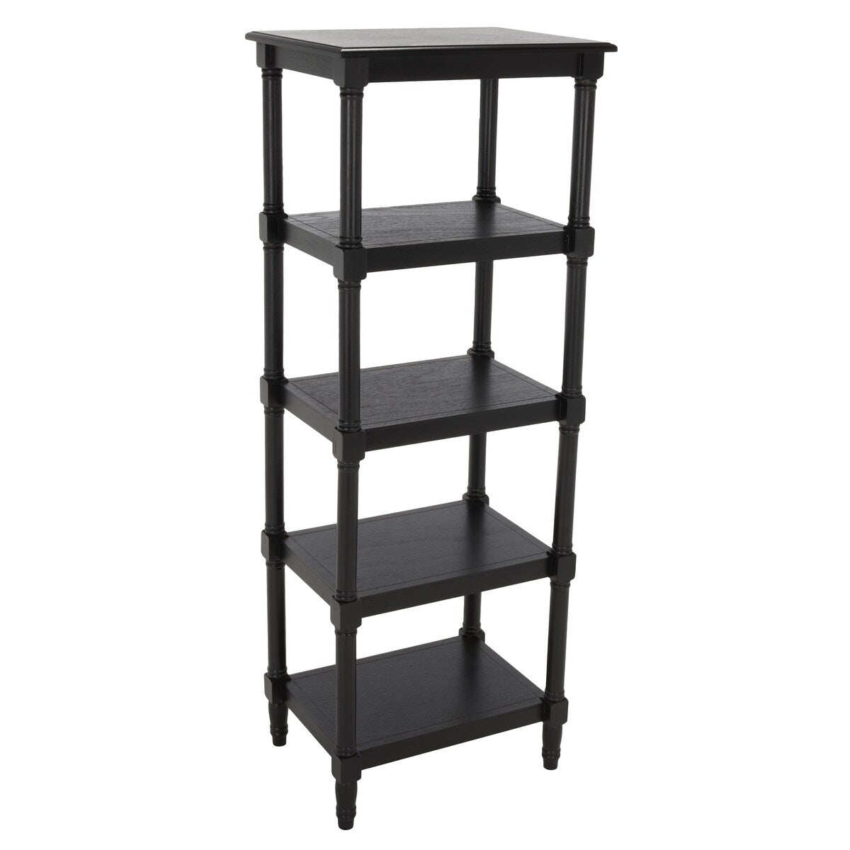 SAFAVIEH Madlyn 5 Shelf Bookcase - 20 In. W x 15 In. D x 54 In. H - 20Wx15Dx54H