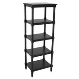 SAFAVIEH Madlyn 5 Shelf Bookcase - 20 In. W x 15 In. D x 54 In. H - 20Wx15Dx54H