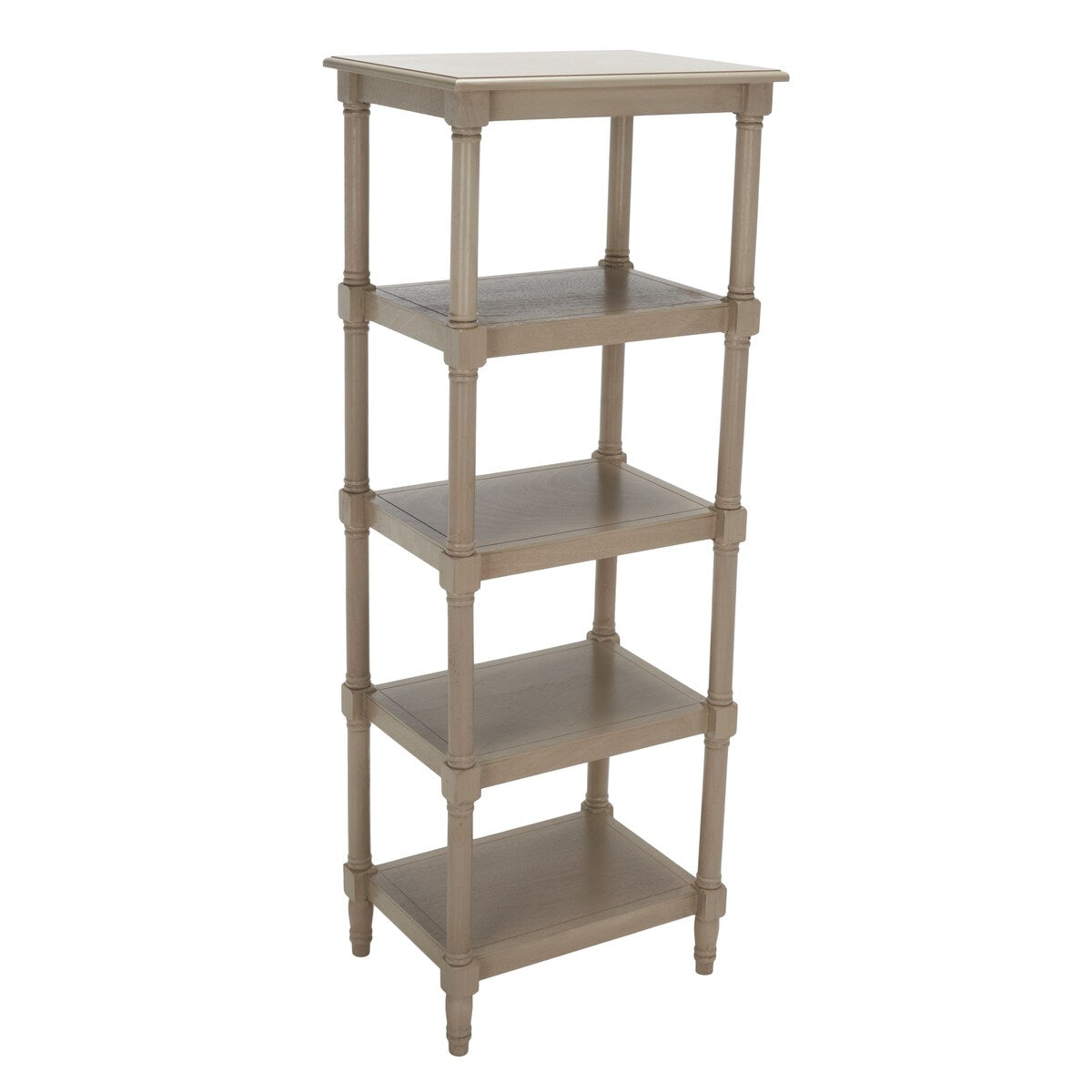 SAFAVIEH Madlyn 5 Shelf Bookcase - 20 In. W x 15 In. D x 54 In. H - 20Wx15Dx54H