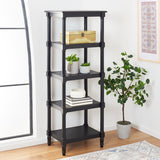 SAFAVIEH Madlyn 5 Shelf Bookcase - 20 In. W x 15 In. D x 54 In. H - 20Wx15Dx54H