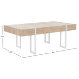 SAFAVIEH Maebelle Coffee Table - 43" W x 24" D x 16" H - 43Wx24Dx16H