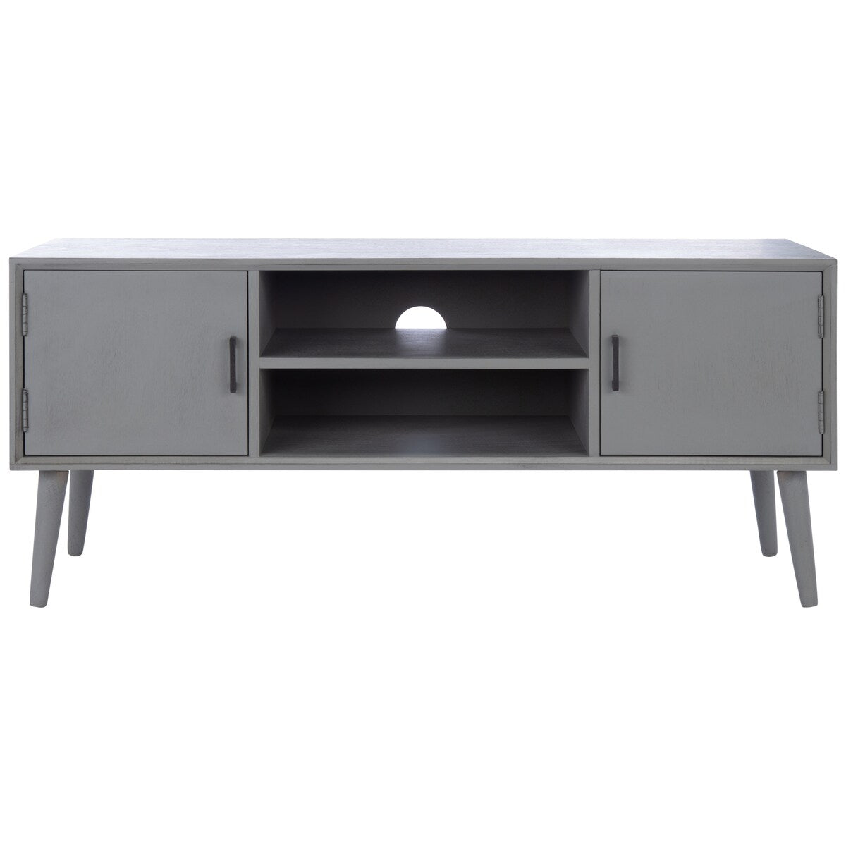 SAFAVIEH Maegan Mid-Century 47-inch Storage Media TV Stand - 47.3" W x 15.8" L x 20" H - 47Wx16Dx20H