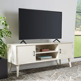 SAFAVIEH Maegan Mid-Century 47-inch Storage Media TV Stand - 47.3" W x 15.8" L x 20" H - 47Wx16Dx20H