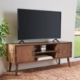 SAFAVIEH Maegan Mid-Century 47-inch Storage Media TV Stand - 47.3" W x 15.8" L x 20" H - 47Wx16Dx20H