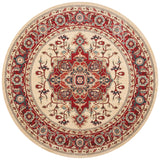 SAFAVIEH Mahal Beverley Traditional Grandeur Red/ Natural Rug