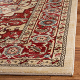 SAFAVIEH Mahal Beverley Traditional Grandeur Red/ Natural Rug