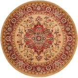 SAFAVIEH Mahal Beverley Traditional Grandeur Red/ Natural Rug