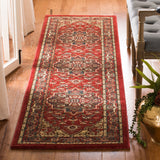 SAFAVIEH Mahal Beverley Traditional Grandeur Red/ Natural Rug