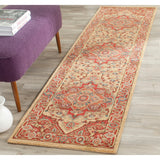 SAFAVIEH Mahal Beverley Traditional Grandeur Red/ Natural Rug