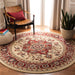 SAFAVIEH Mahal Beverley Traditional Grandeur Red/ Natural Rug