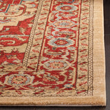 SAFAVIEH Mahal Beverley Traditional Grandeur Red/ Natural Rug