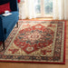 SAFAVIEH Mahal Beverley Traditional Grandeur Red/ Natural Rug