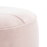 SAFAVIEH Maia Round Velvet Pouf Ottoman