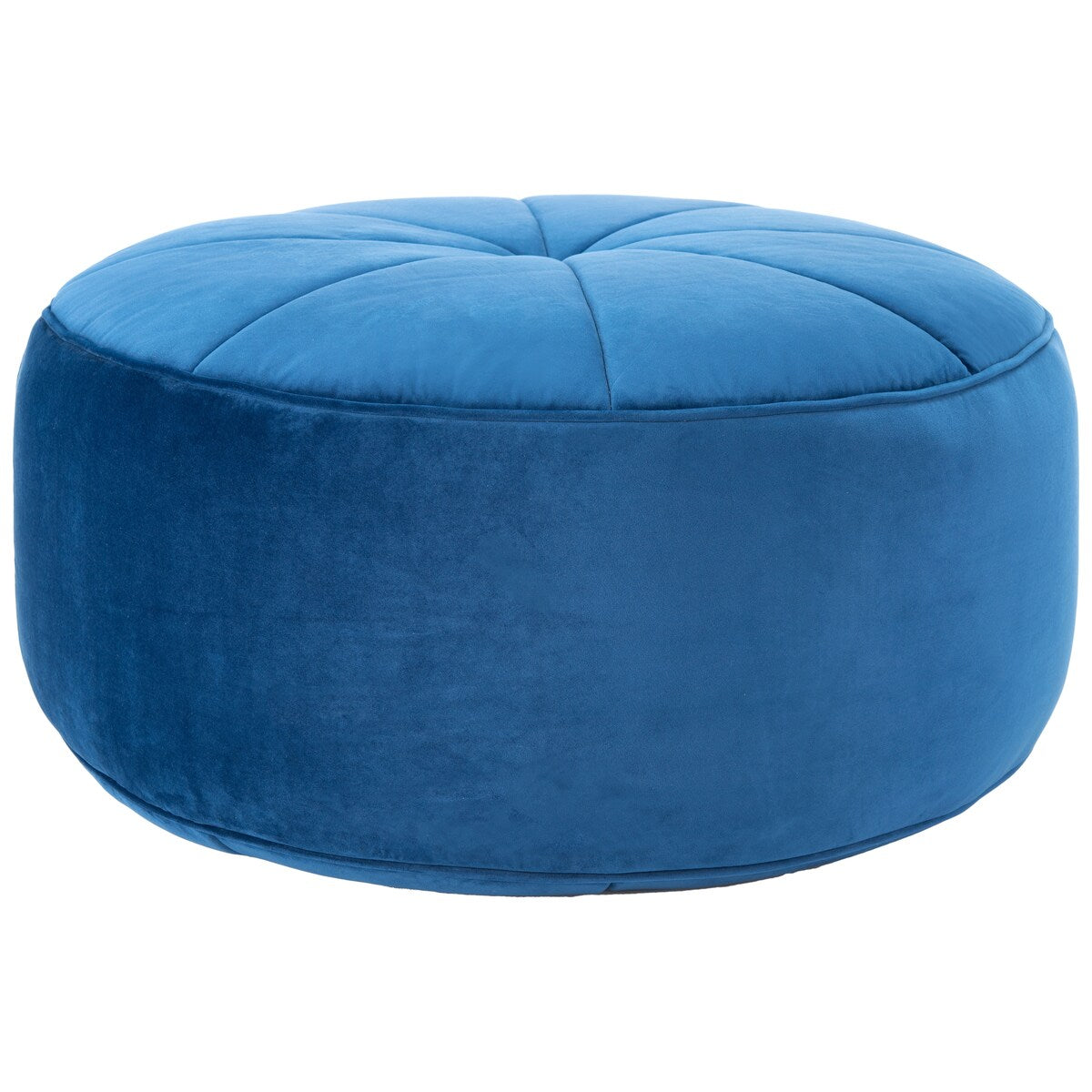 SAFAVIEH Maia Round Velvet Pouf Ottoman