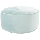 SAFAVIEH Maia Round Velvet Pouf Ottoman