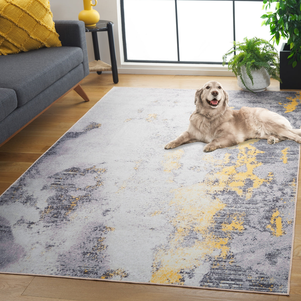 SAFAVIEH Malibu Idamae Contemporary Machine Washable Rug