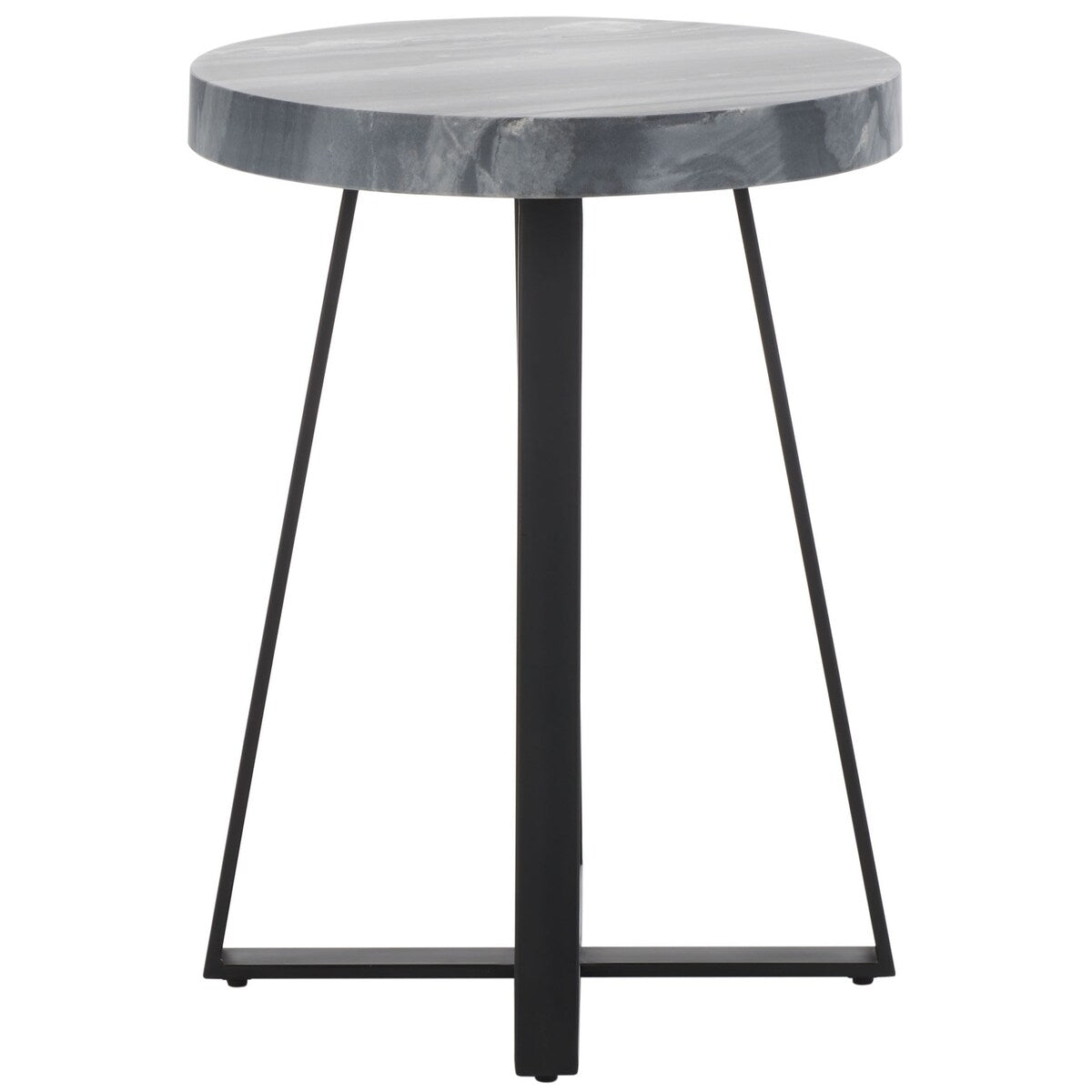 SAFAVIEH Mallie Round Accent Table - 18" L x 18" D x 24" H - 18Wx18Dx24H