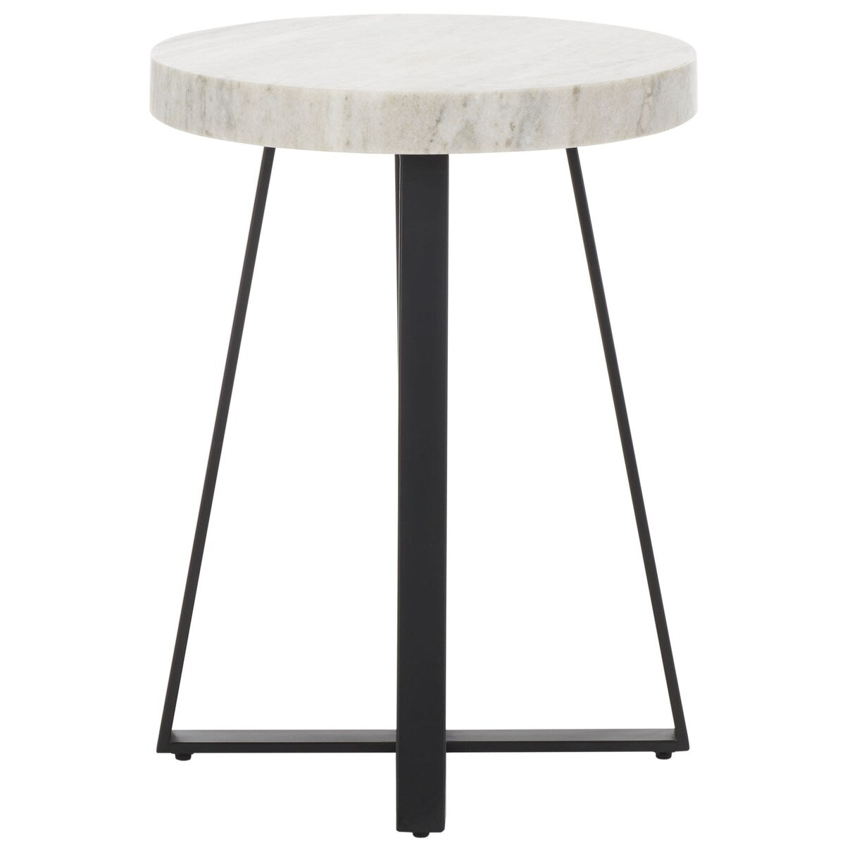 SAFAVIEH Mallie Round Accent Table - 18" L x 18" D x 24" H - 18Wx18Dx24H