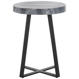 SAFAVIEH Mallie Round Accent Table - 18" L x 18" D x 24" H - 18Wx18Dx24H