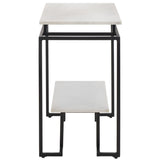 SAFAVIEH Malvina Single Shelf Rectangle Accent Table - 24" L x 14" D x 24" H - 24Wx14Dx24H