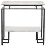 SAFAVIEH Malvina Single Shelf Rectangle Accent Table - 24" L x 14" D x 24" H - 24Wx14Dx24H