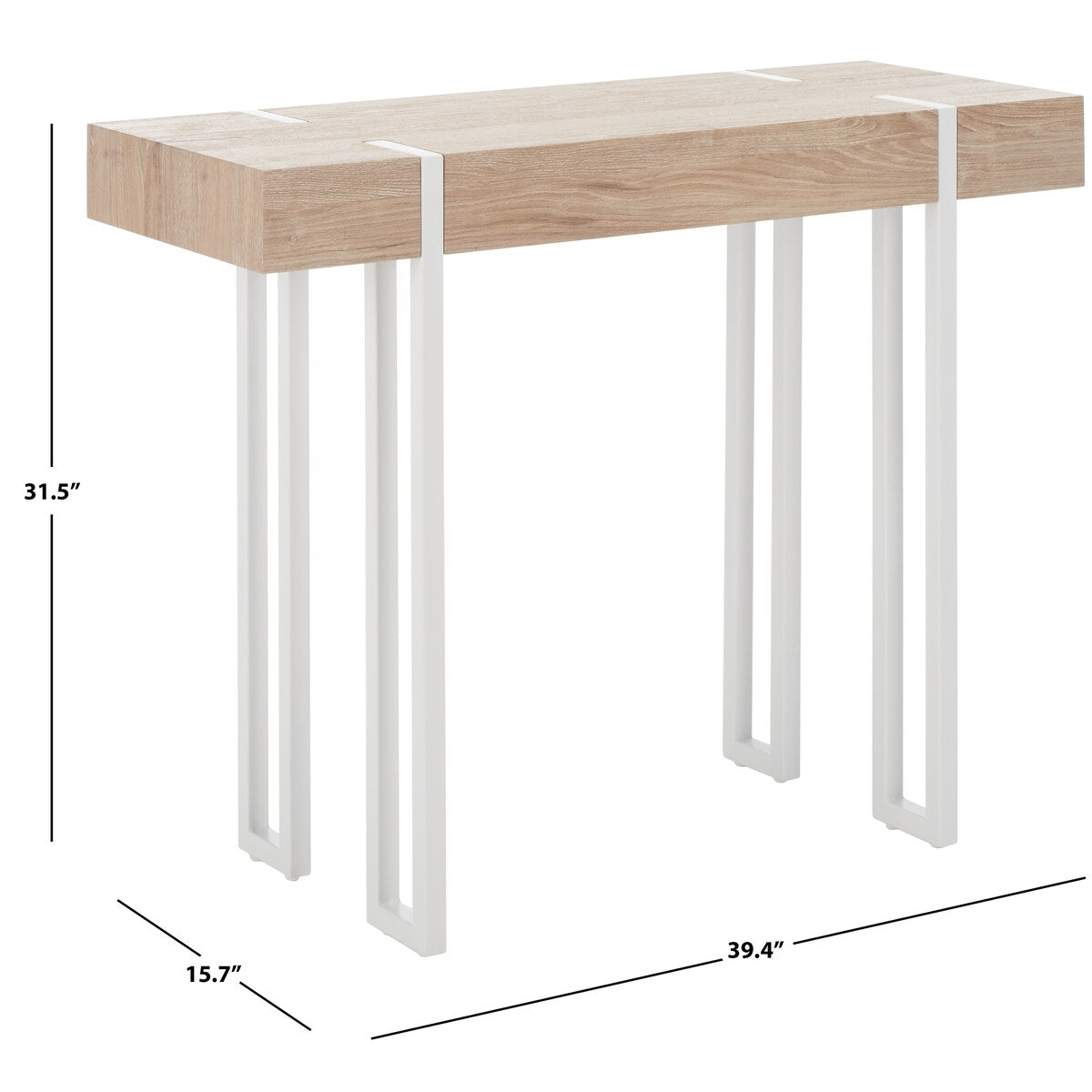 SAFAVIEH Marget Console Table - 39" W x 16" D x 32" H - 39Wx16Dx32H