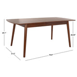 SAFAVIEH Margueritta Extension Dining Table - 71 In. W x 32 In. D x 29 In. H - 71Wx32Dx29H