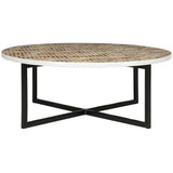 SAFAVIEH Marharita Cream Coffee Table - 39.8" x 39.8" x 15.4" - 40Wx40Dx15H