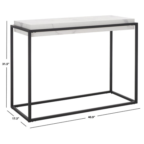 SAFAVIEH Mariam Console Table - 41" W x 17" D x 32" H - 41Wx17Dx32H