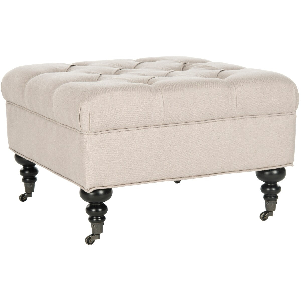 SAFAVIEH Mariana Taupe Ottoman