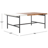 SAFAVIEH Marianka Coffee Table - 42 In. W x 23.6 In. D x 16.2 In. H - 42Wx24Dx16H