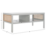 SAFAVIEH Marianna Coffee Table - 42" L x 22" D x 18" H - 42Wx22Dx18H